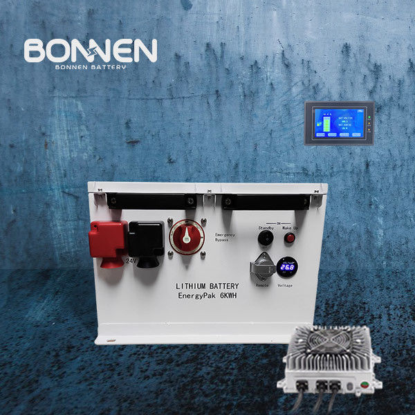 Motor eléctrico fuera de borda 24V Batería de litio para barcos con caja de batería AL y célula LiFePo4